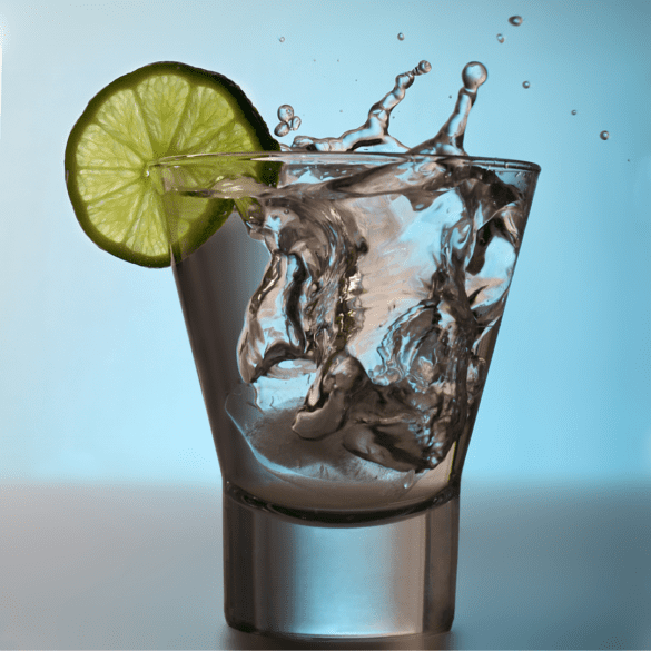 Vodka Stinger Cocktail