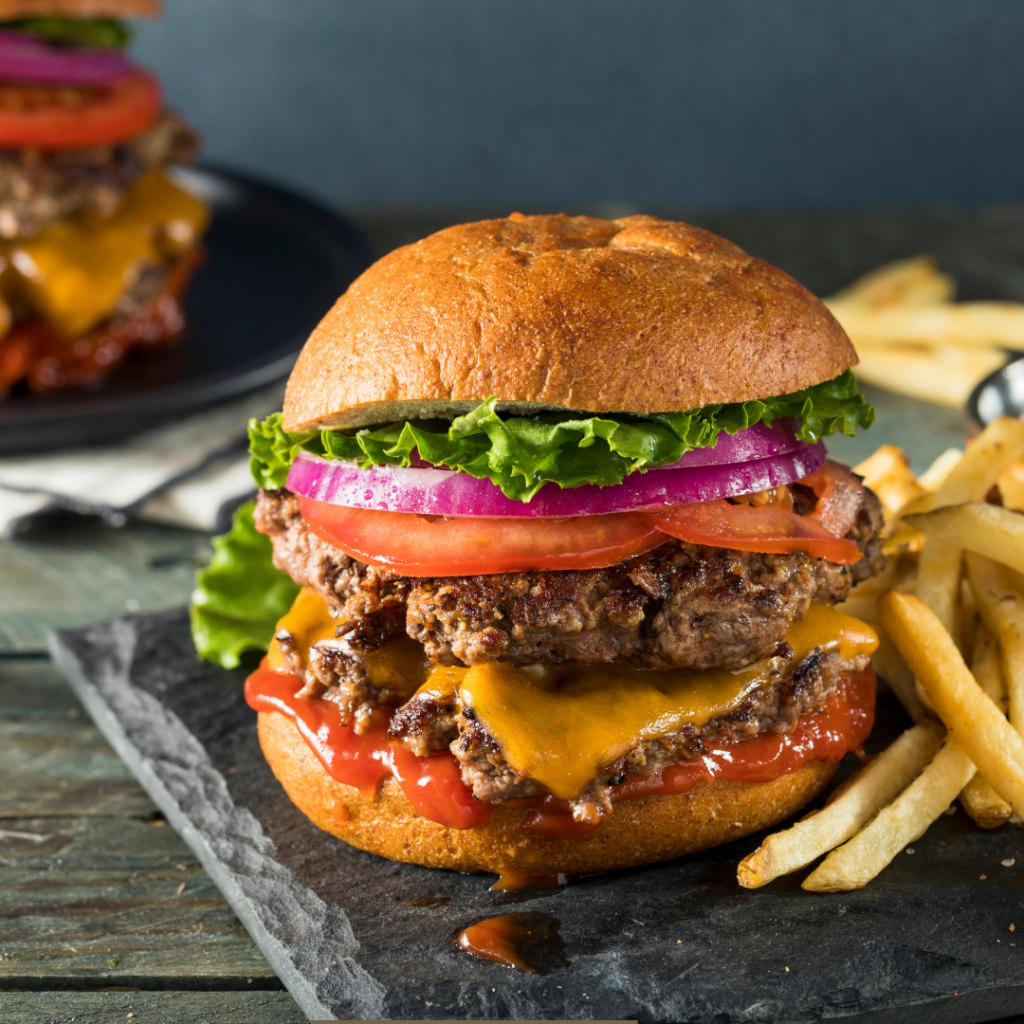 Garlic Butter Bacon Burger